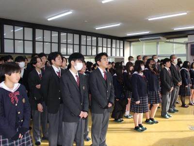 ２学期終業式