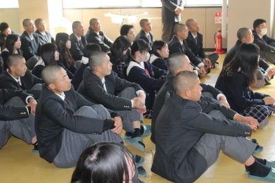 令和６年度修了式・表彰式・離任式