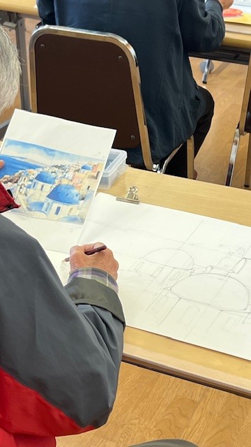 聴講コース絵画とランチ